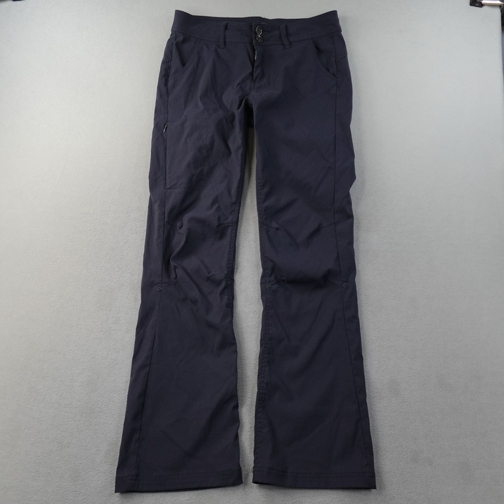 prAna Halle Pants Womens 6 Regular Gray Stretch Zion Hiking Convertible